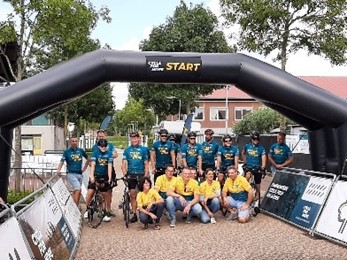De Cycle for Hope fietsgroep